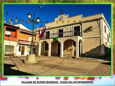 VILLALBA DE DUERO (BURGOS) - PLAZA DEL AYUNTAMIENTO