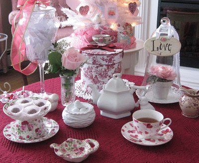 Rose Chintz Cottage Valentines Tea