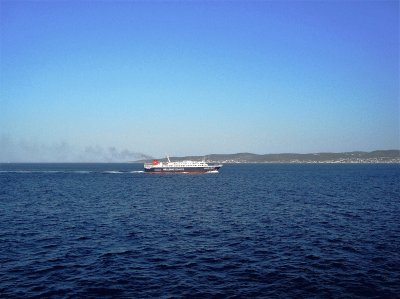 Crucero en el mar Egeo.