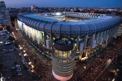 Estadio Santiago Bernabeu, sede del Real Madrid