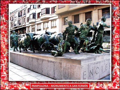 PAMPOLONA â€“ MONUMENTO A SAN FERMÃN