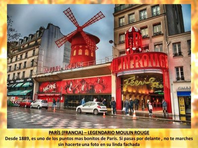 PARÃS (FRANCIA) â€“ LEGENDARIO MOULIN ROUGE