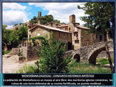 MONTAÃ‘ANA (HUESCA) â€“ CONJUNTO HISTÃ“RICO-ARTÃSTICO