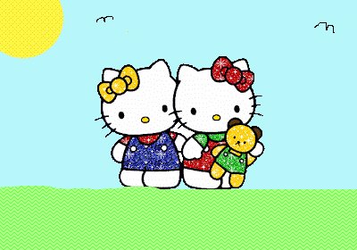 HELLO KITTY Y SU HERMANA