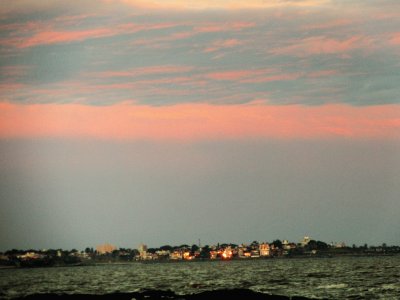 Atardecer en Montevideo, Uruguay.