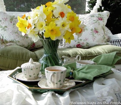 Lovely St. Patrick 's Day Tea Setting