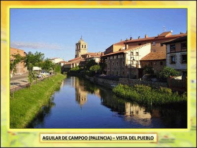 AGUILAR DE CAMPOO (PALENCIA) â€“ VISTA DEL PUEBLO