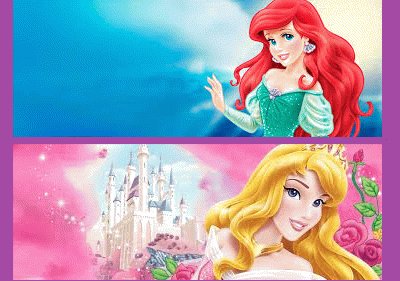 PRINCESA ARIEL Y AURORA