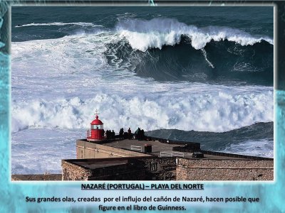 NAZARÃ‰ (PORTUGAL) â€“ PLAYA DEL NORTE