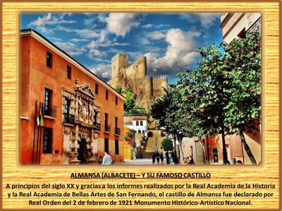 ALMANSA (ALBACETE) â€“ Y SU FAMOSO CASTILLO