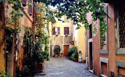 Barrio del Trastevere-Roma