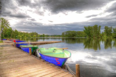 Amarre en lago-Alemania