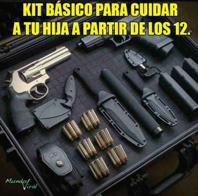 Kit de defensa para hijas menores