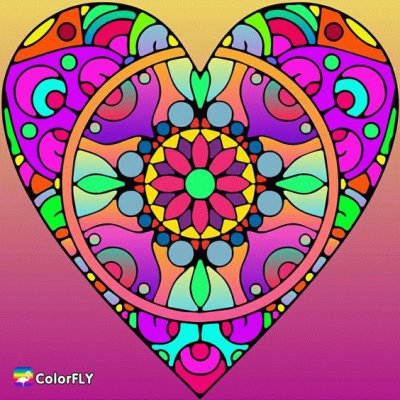 Colored Heart