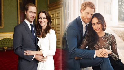 william y kate, harry y meghan