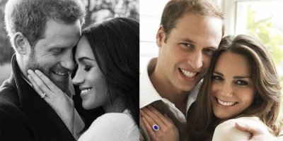 william y kate, harry y meghan