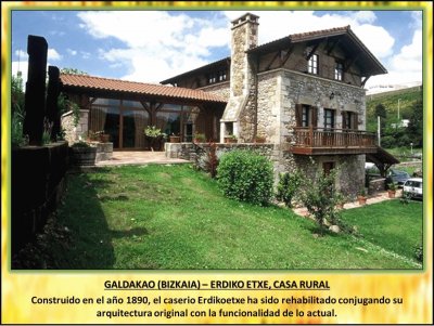 GALDAKAO (BIZKAIA) â€“ ERDIKO ETXE, CASA RURAL