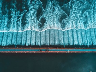 Ocean View Bridge from above