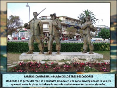 LAREDO (CANTABRIA) â€“ PLAZA DE LOS TRES PESCADORES