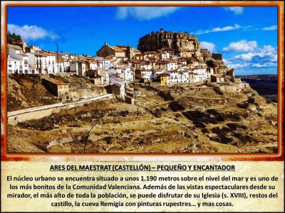 ARES DEL MAESTRAT (CASTELLÃ“N) â€“ PEQUEÃ‘O Y ENCANTADOR