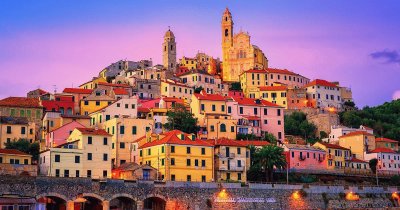 Atardecer en Cervo-Liguria