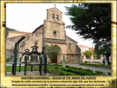 SANTOÃ‘A (CANTABRIA) â€“ IGLESIA DE STA. MARÃA DEL PUERTO