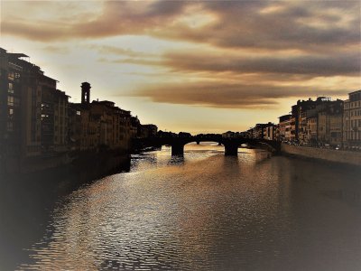 Atardecer en Florencia.