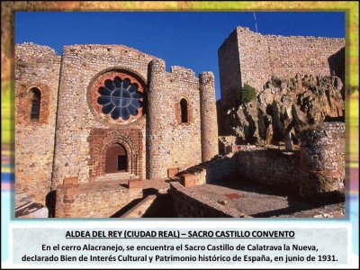 ALDEA DEL REY (CIUDAD REAL) â€“ SACRO CASTILLO CONVENTO