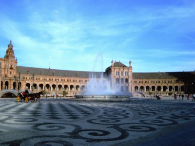 Plaza EspaÃ±a en Sevilla.