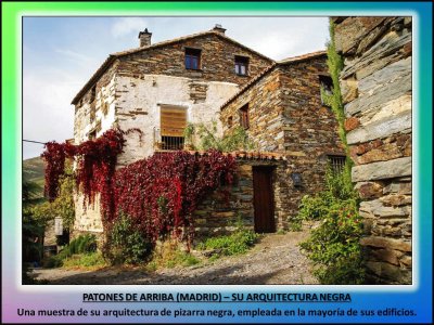 PATONES DE ARRIBA (MADRID) â€“ SU ARQUITECTURA NEGRA