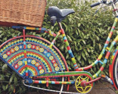 Bicycles with flowers