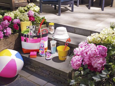 Beach Bag and Toys-Still Life