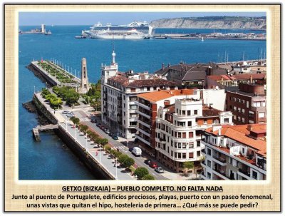 GETXO (BIZKAIA) â€“ PUEBLO COMPLETO. NO FALTA NADA