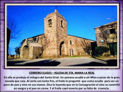 CEBREIRO (LUGO) â€“ IGLESIA DE STA. MARIA LA REAL