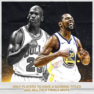 Jordan y Durant, MVP Final NBA