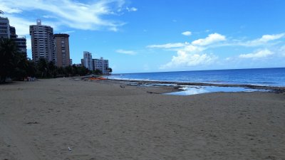 Playa en San Juan, Puerto Rico.