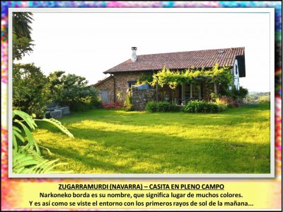 ZUGARRAMURDI (NAVARRA) â€“ CASITA EN PLENO CAMPO