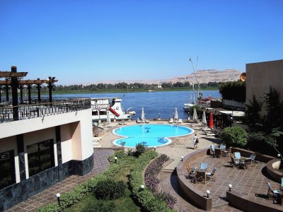פאזל של Vista de El Nilo desde Luxor, Egipto.