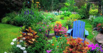 blue chair