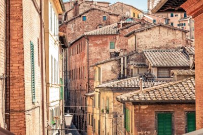 Siena medieval-Italia