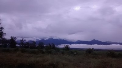 Nubes en el camino. San Salvado de Jujuy