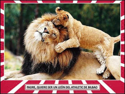 PADRE, QUIERO SER UN LEÃ“N DEL ATHLETIC DE BILBAO