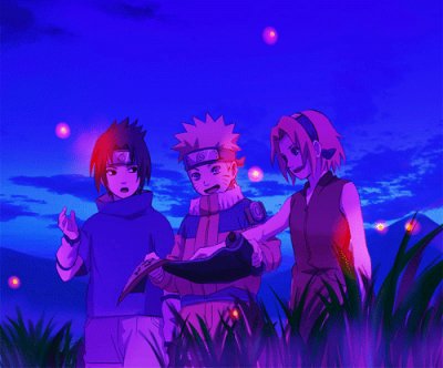 Naruto, Sasuke y Sakura