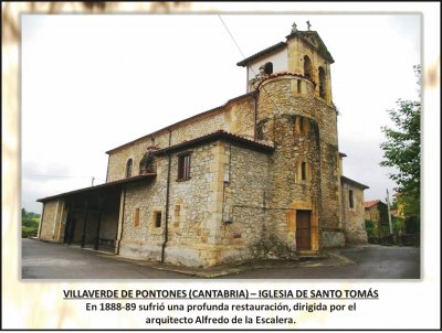 VILLAVERDE DE PONTONES (CANTABRIA) â€“ IGLESIA DE SANTO TOMÃS