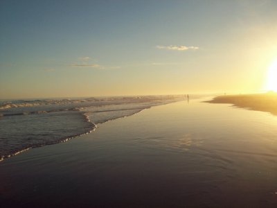 Atardecer en la playa