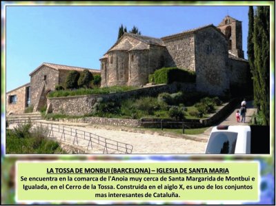 LA TOSSA DE MONBUI (BARCELONA) â€“ IGLESIA DE SANTA MARIA