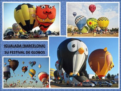 IGUALADA (BARCELONA)  SU FESTIVAL DE GLOBOS