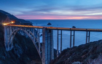 Bixby Bridge at Sunset