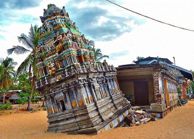 Tsunami Damage to Temples