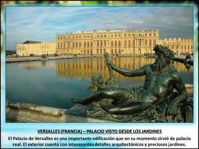 VERSALLES (FRANCIA) â€“ PALACIO VISTO DESDE LOS JARDINES